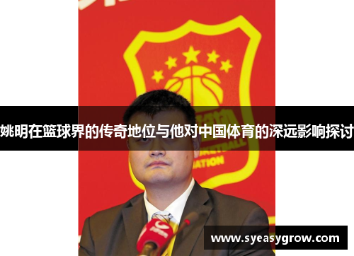 姚明在篮球界的传奇地位与他对中国体育的深远影响探讨