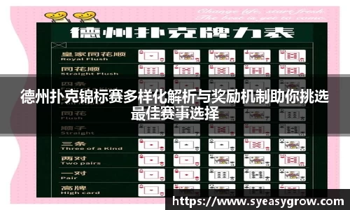 ok138德州扑克锦标赛多样化解析与奖励机制助你挑选最佳赛事选择